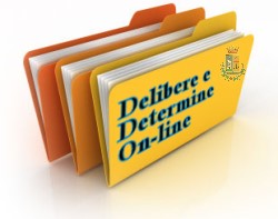delibere e determine on line con stemma